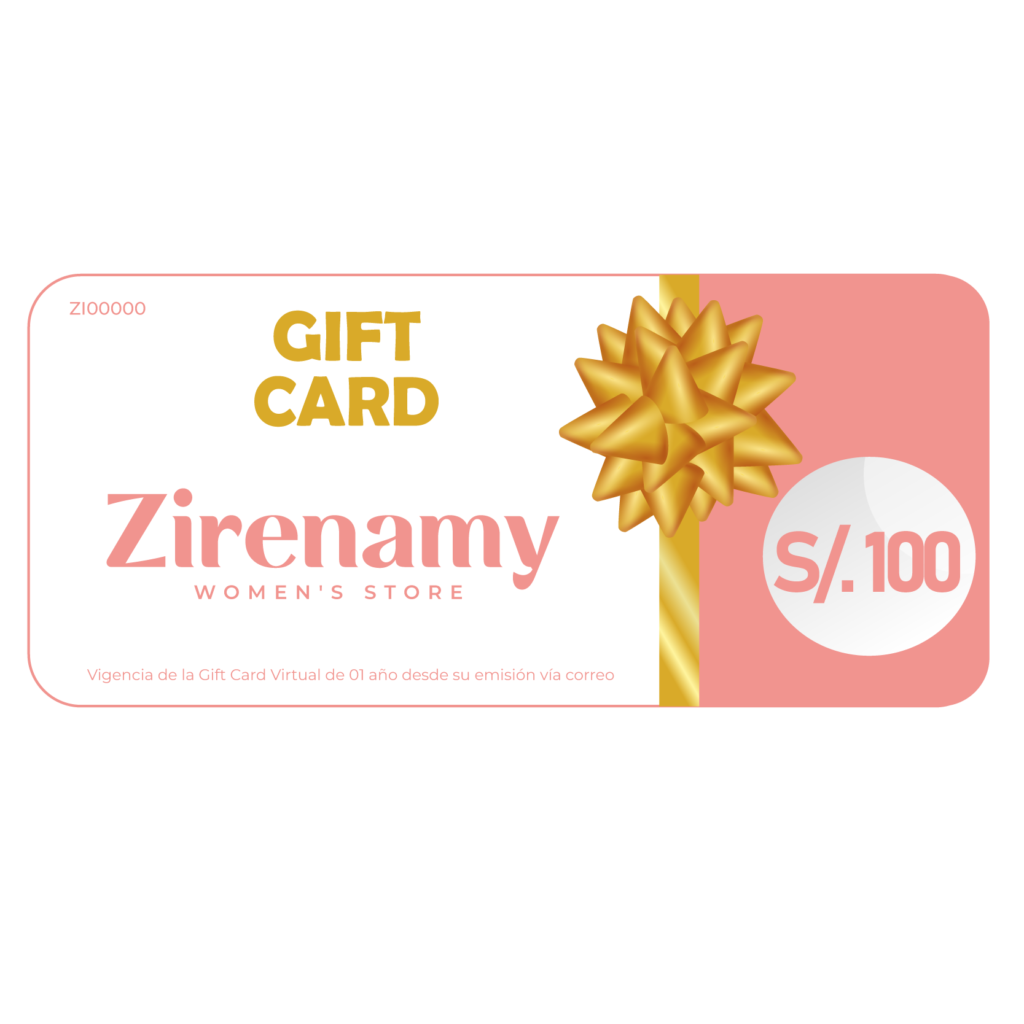 Gift Card De 100 Soles Zirenamy gift-card-de-100-soles-zirenamy